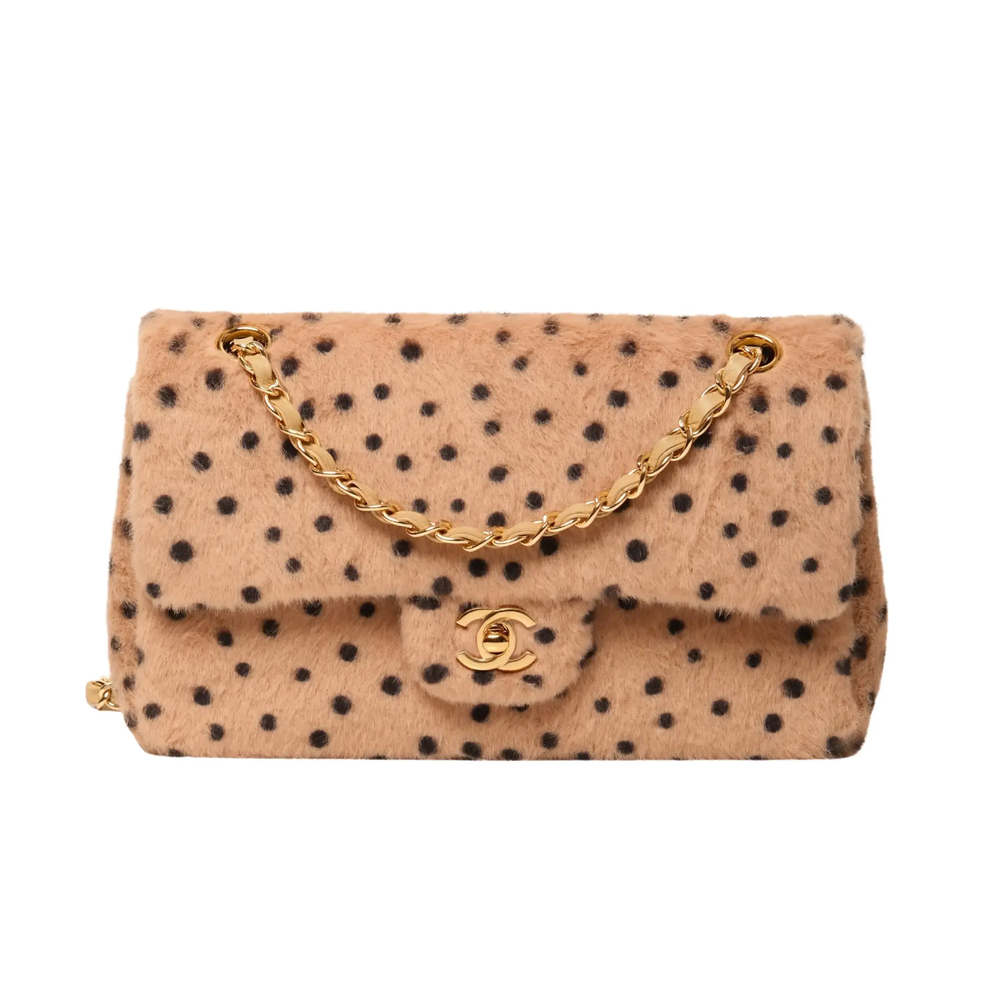 Chanel 26A Medium Classic Flap Bag Cheetah Polka Dot (Pre Order)